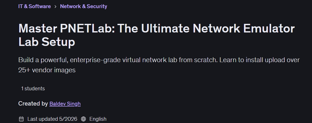 Pictures · Master PNETLab: The Ultimate Network Emulator Lab Setup 2026-4