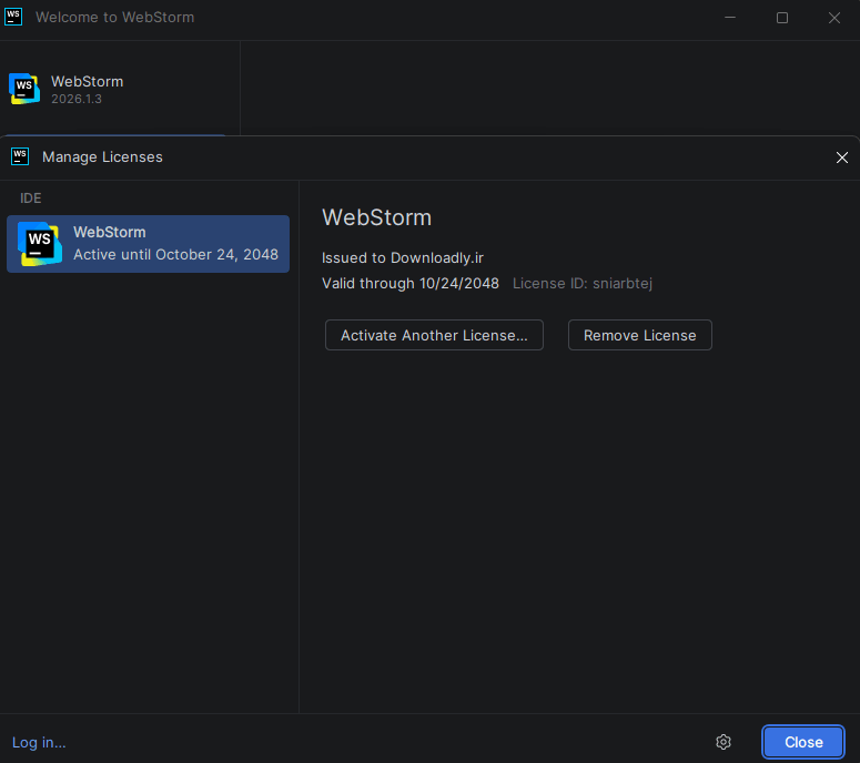 Изображения · Описание JetBrains WebStorm 2026.1.3 Windows/Linux/macOS