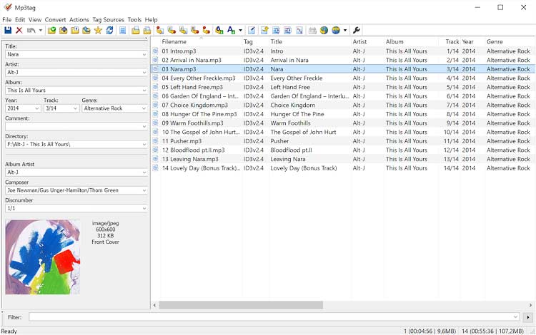 Pictures · Mp3tag 3.35 / 1.10.2 macOS