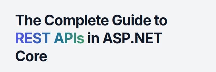 이미지 · 밀라노 유바노비치 (Milan Jovanovic) - 실용적인 REST APIs ASP.NET 코어 2025-3