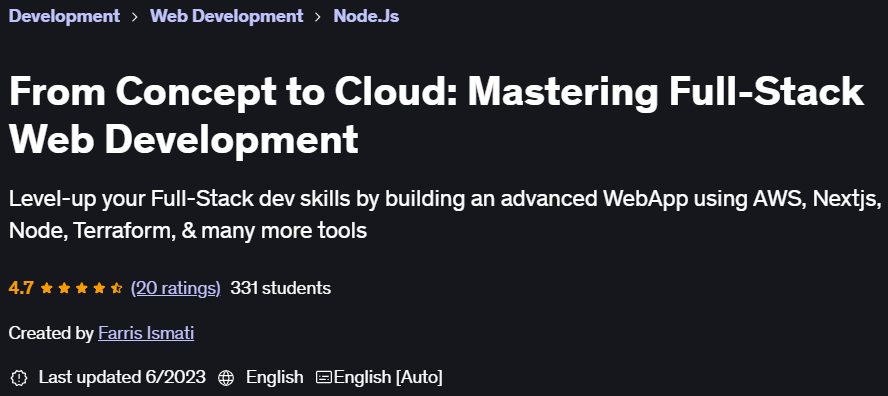 Pictures · Udemy — From Concept to Cloud: Mastering Full-Stack Web Development 2023-6