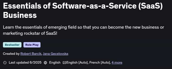 Pictures · Essentials of Software-as-a-Service (SaaS) Business 2025-6