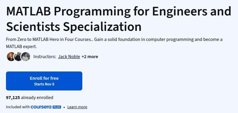 Pictures · MATLAB Programming for Engineers and Scientists Specialization 2025-11
