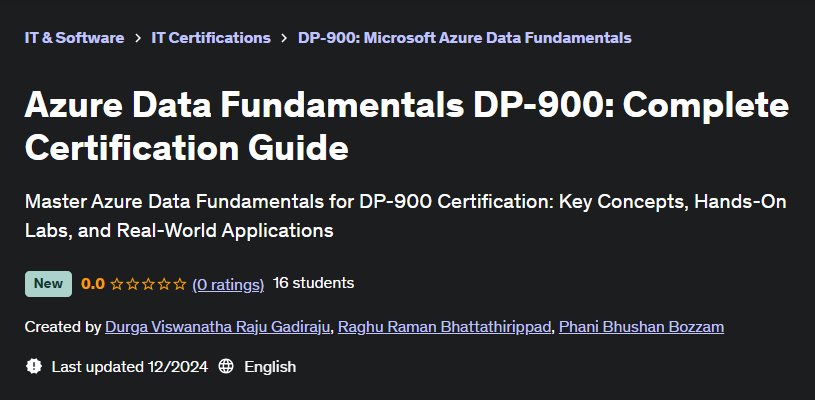 Pictures · Azure Data Fundamentals DP-900: Complete Certification Guide 2024-9