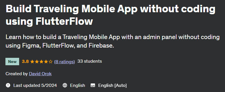 Pictures · Udemy — Build Traveling Mobile App without coding using FlutterFlow 2024-5
