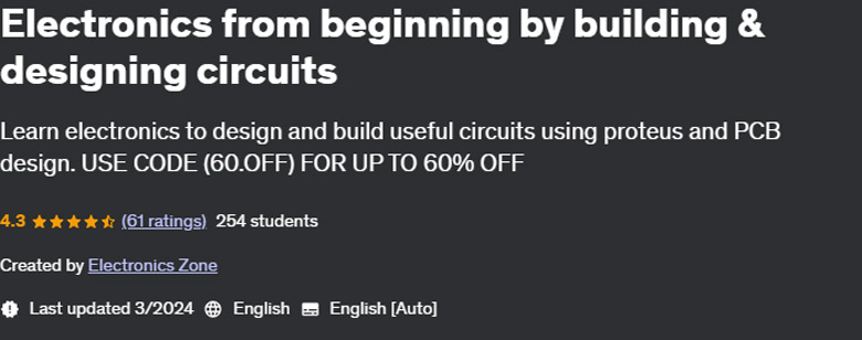 Pictures · Udemy — Electronics from beginning by building & designing circuits 2021-3