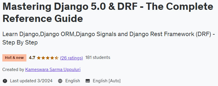 Pictures · Udemy — Mastering Django 5.0 & DRF – The Complete Reference Guide 2024-3