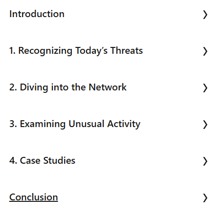 Course topics · Wireshark: Malware and Forensics 2024-9