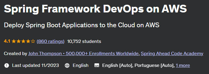 Pictures · Udemy — Spring Framework DevOps on AWS 2023-11