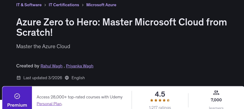 이미지 · Azure Zero to Hero : Scratch에서 Microsoft Cloud 마스터! 2026-3