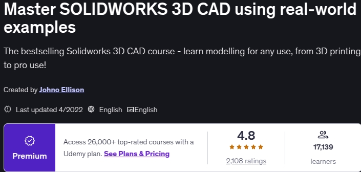 Imágenes · Maestro SolidWorks 3D CAD utilizando ejemplos del mundo real 2022-4