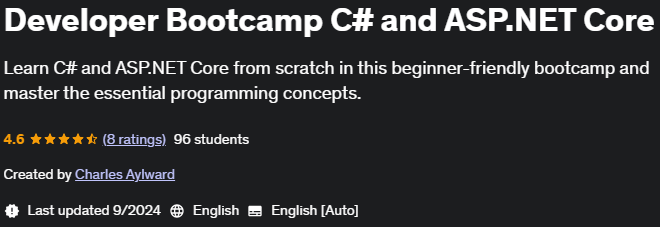 Pictures · Udemy — Developer Bootcamp C# and ASP.NET Core 2024-8