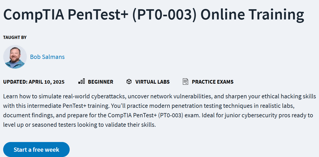 الصور · CBTNuggets - CompTIA تداول الخيارات الثنائية + (PT0-003(التدريب عبر الإنترنت) 2025-4