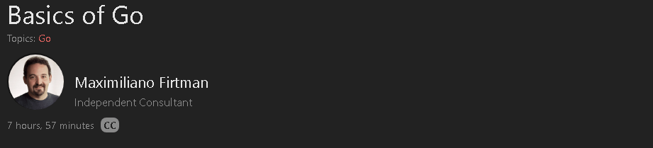 Pictures · Frontend Masters — Basics of Go 2023-8