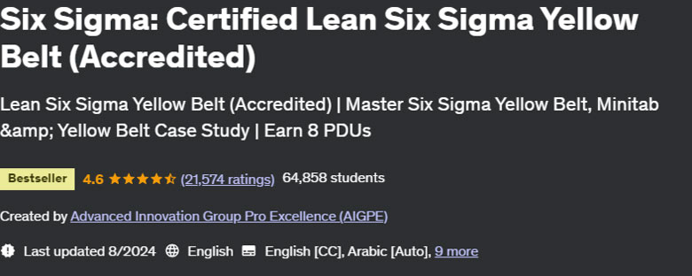 Pictures · Six Sigma: Certified Lean Six Sigma Yellow Belt (Accredited) 2023-2