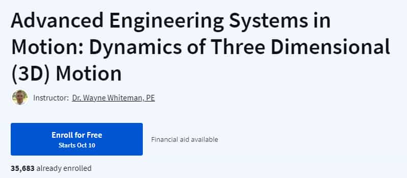 Pictures · Coursera — Advanced Engineering Systems in Motion: Dynamics of Three Dimensional (3D) Motion 2024-10