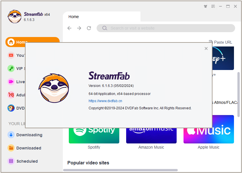 Pictures · StreamFab 6.2.0.1 x64