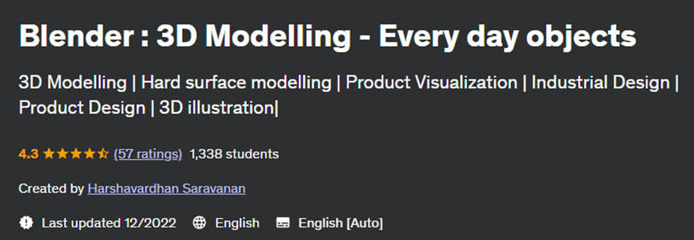 Pictures · Blender : 3D Modelling – Every day objects 2021-9