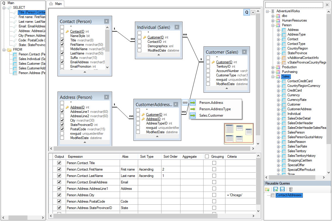 Pictures · Active Query Builder .NET WinForms Edition 2.9.5.705
