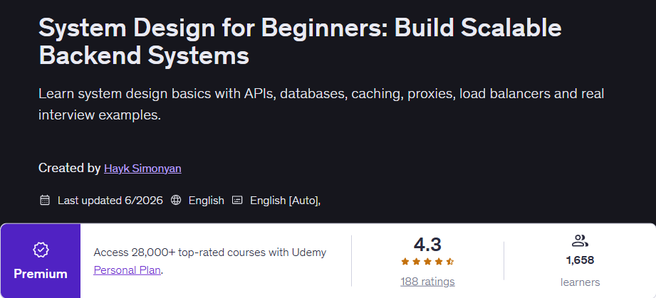 Images · Système de conception pour débutants: Construire des systèmes de backend scalable 2026-6