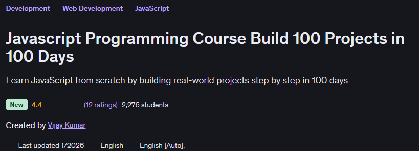 Изображения · Javascript Курс программирования строит 100 Проекты в 100 Дни 2026-1