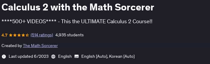 Pictures · Udemy — Calculus 2 with the Math Sorcerer 2023-6