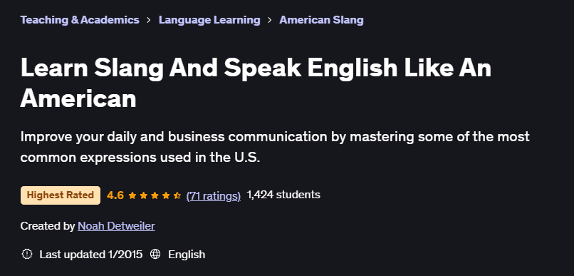Pictures · Udemy — Learn Slang And Speak English Like An American 2015-1