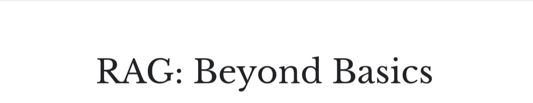 Pictures · Prompt Engineering — RAG: Beyond Basics 2025-9
