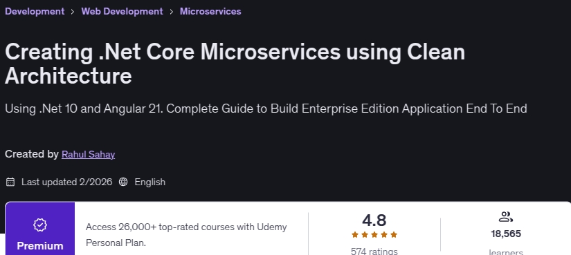 Imágenes · Creando .NET Microservices básicos con arquitectura limpia 2026-2