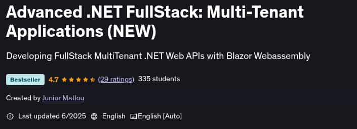 Imágenes · Avanzado .NET FullStack: Aplicaciones Multi-Tenant (NEW) 2025-6