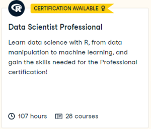 Data Scientist Professional with R 2023-11