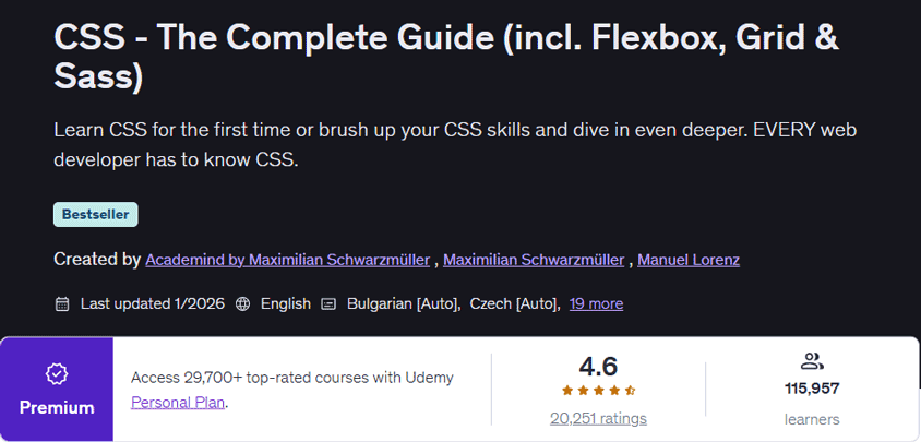 चित्र · CSS – पूर्ण गाइड (Flexbox, Grid & Sass सहित) 2026-1