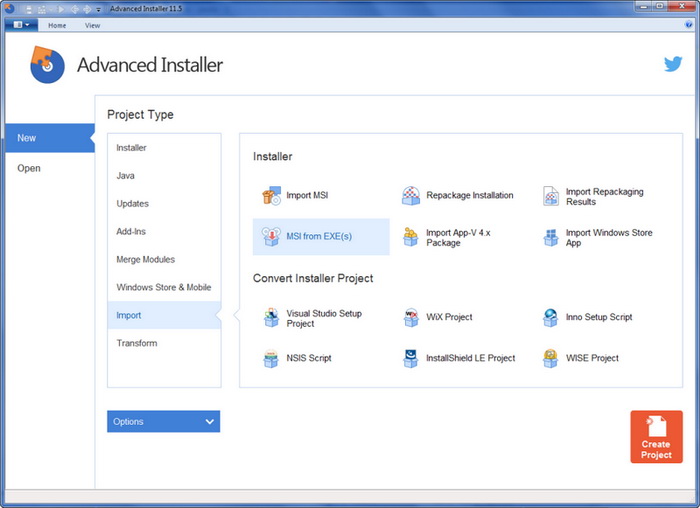 Изображения · Advanced Installer Архитектор 23.8.0