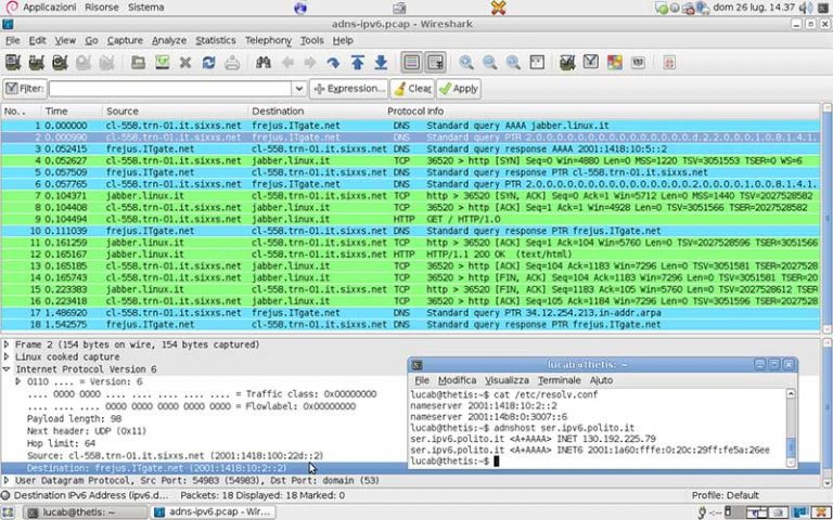 الصور · Wireshark 4.6.4 x64 + محمولmacOS