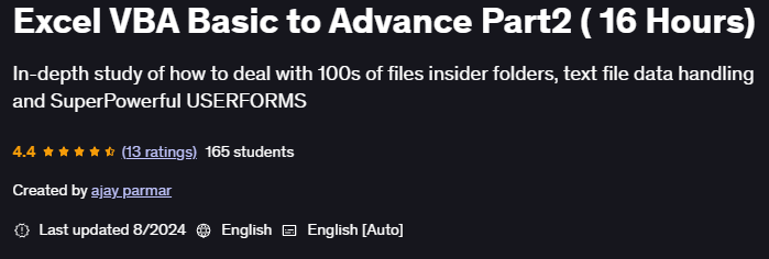 이미지 · 엑셀 VBA Basic to Advance Part 2 ( 16 시간 ) 2024-7