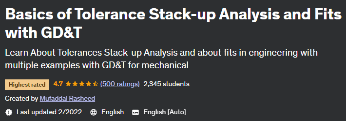 Pictures · Udemy — Basics of Tolerance Stack-up Analysis and Fits with GD&T 2022-2