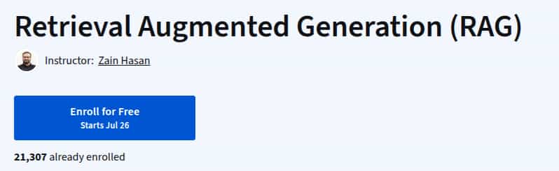 Pictures · Coursera — Retrieval Augmented Generation (RAG) 2025-7