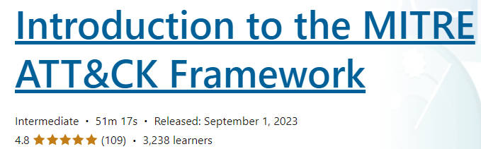 Pictures · LinkedIn — Introduction to the MITRE ATT&CK Framework 2023-9