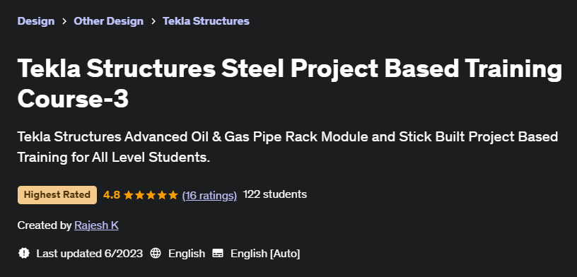 Pictures · Udemy — Tekla Structures Steel Project Based Training Course-3 2023-6