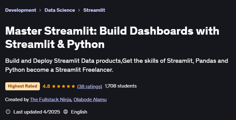 Pictures · Master Streamlit: Build Dashboards with Streamlit & Python 2025-4