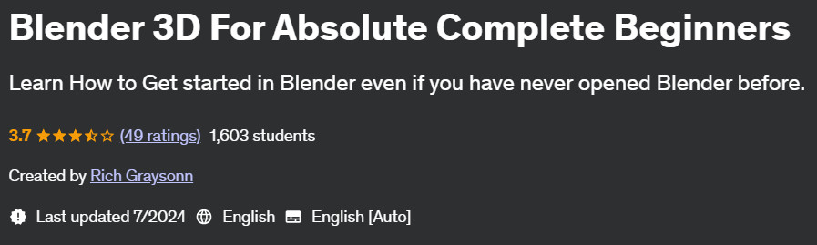 Pictures · Blender 3D For Absolute Complete Beginners 2024-6