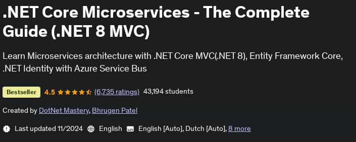 Pictures · Udemy — NET Core Microservices – The Complete Guide (.NET 8 MVC) 2024-11
