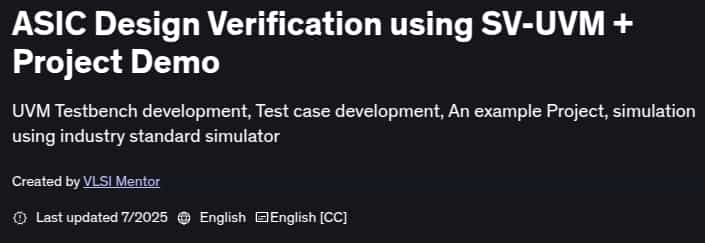 Pictures · Udemy — ASIC Design Verification using SV-UVM + Project Demo 2025-7