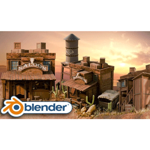 Master Blender 3D 與 Wild West Environments 2025-3