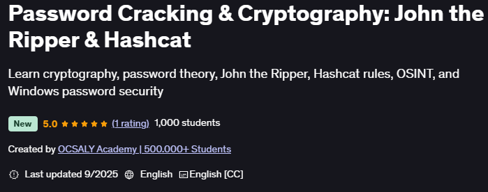 이미지 · 암호 크레이킹 & 암호화 : John the Ripper & Hashcat 2025-8
