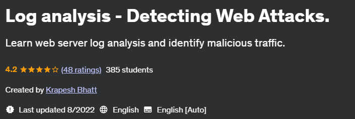 Pictures · Log analysis – Detecting Web Attacks. 2024-8