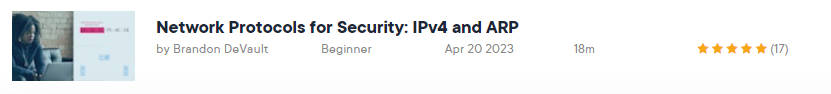 Pictures · Pluralsight — Network Protocols for Security: IPv4 and ARP 2023-8