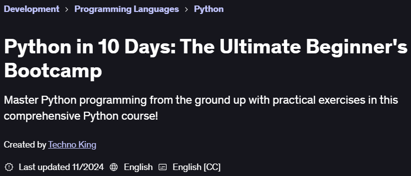 Pictures · Udemy — Python in 10 Days: The Ultimate Beginner’s Bootcamp 2023-9