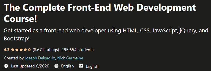 Pictures · Udemy — The Complete Front-End Web Development Course! 2020-6