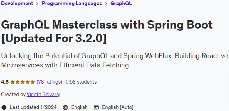 Pictures · Udemy — GraphQL Masterclass with Java + Spring Boot [Hands-On] 2022-8